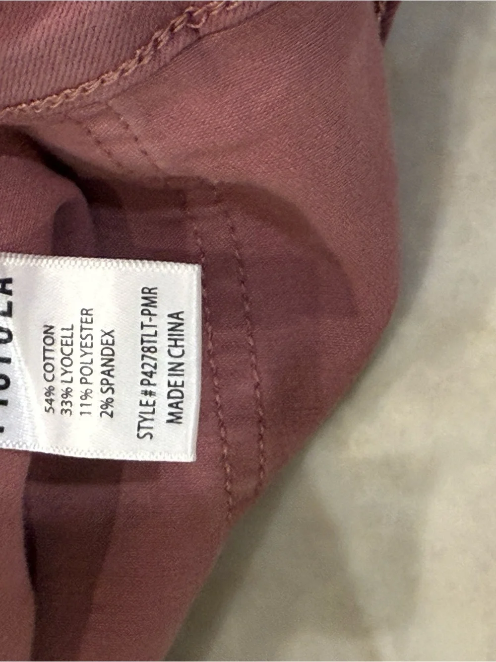 pistola Mauve-Rose Cargo Shorts with Zip Pockets